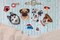 Who Said Woof? Magnets SR-409 Plastic Canvas Counted Cross Stitch Kit